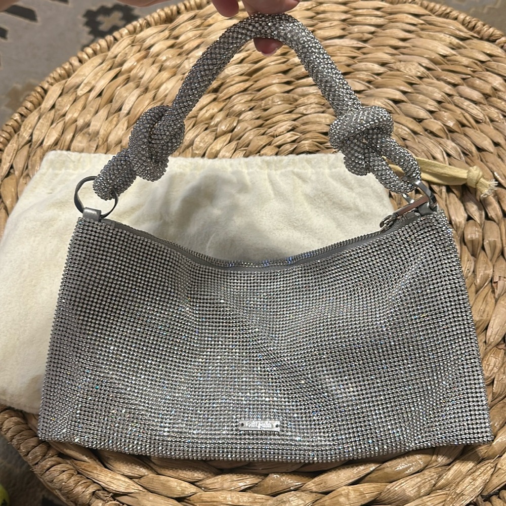 Cult Gaia Nano Rhinestone shoulder bag. Only used TWICE